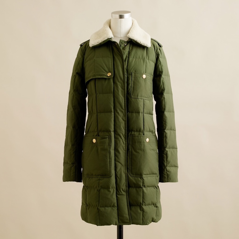 J. Crew Snowbound Puffer Coat- rare